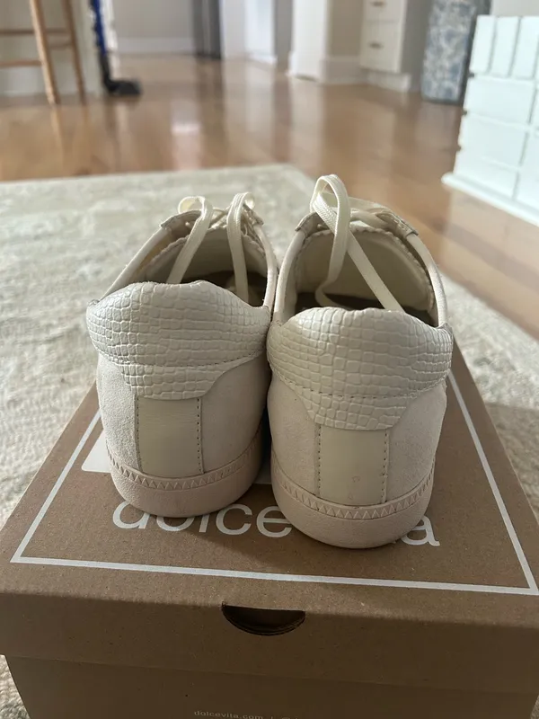 DV by Dolce Vita Notice Pearl Off White Sneakers - Image 2