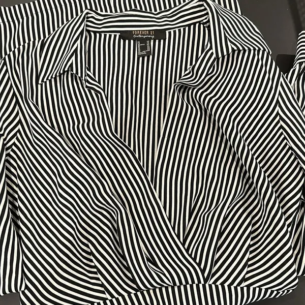 Black & White Striped Dress - Image 4