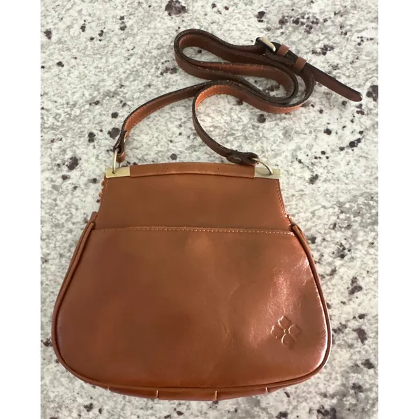 Patricia Nash Veneto leather woven basket weave crossbody bag - Image 4