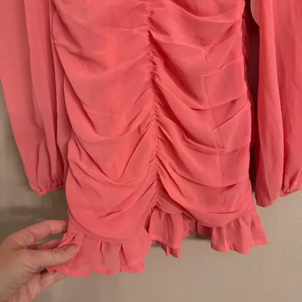 REVOLVE‎ | MORE TO COME Petra Ruched Mini Dress - Image 4