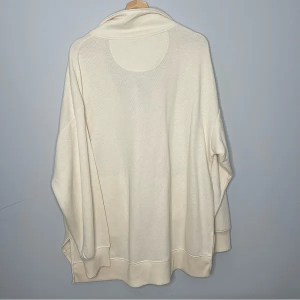 American Eagle Outfitters Seriously Soft Cream Pullover with Pockets (Large) NWT - Image 5