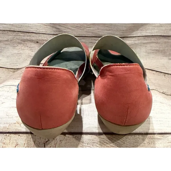 39 (US 8) Cloud Footwear Canary Comfort Sandal Red Safari Caliber Leather - Image 6