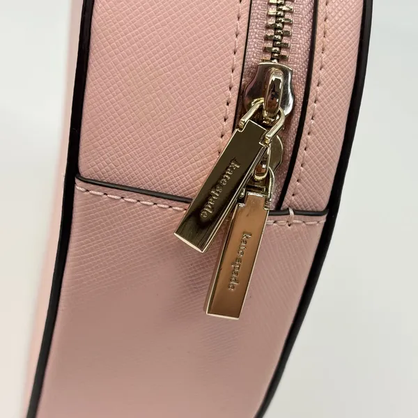 Kate Spade Love Shack Heart Bag Women Small Chalk Pink Leather Top Handle Purse - Image 3