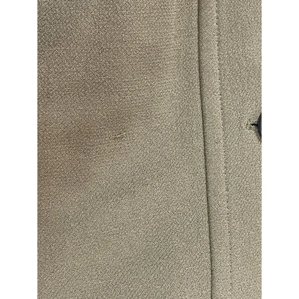 J.Crew Double Cloth Olive Green Wool Blend Coat Jacket Button Front M READ - Image 10