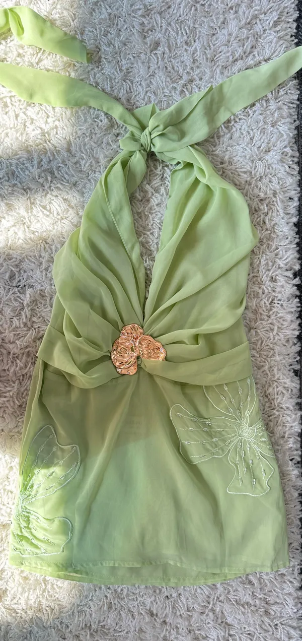 Peppermayo Mini Dress Green - Image 5