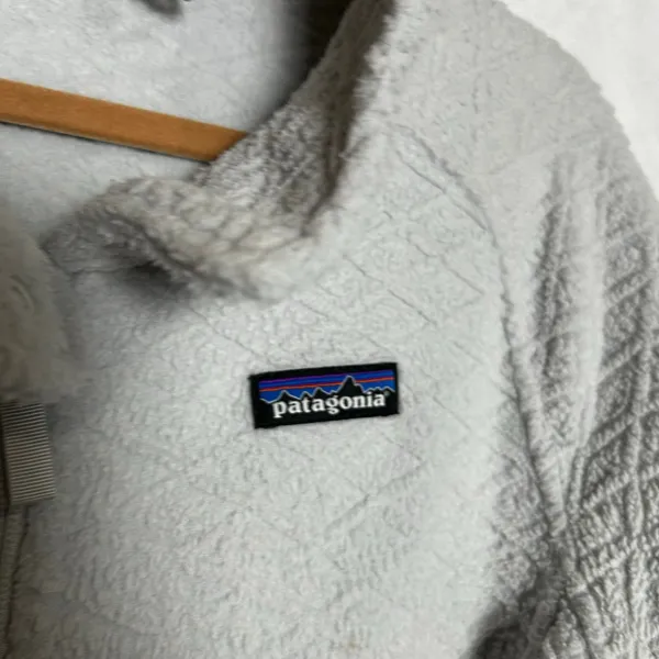 Patagonia Diamond Pattern Capra High‎ Zip Neck Full Zip Jacket Size Small - Image 3