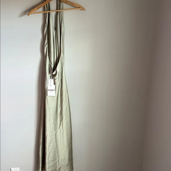 NEW Show me your MuMu Jasmine Halter Maxi Dress XS - Image 10