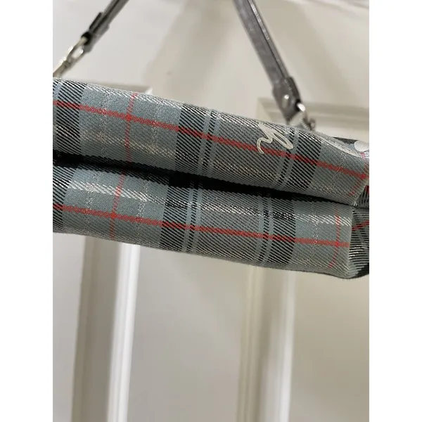 Rare Coach Poppy Tartan silver Plaid shoulder Bag limited edition - Image 8
