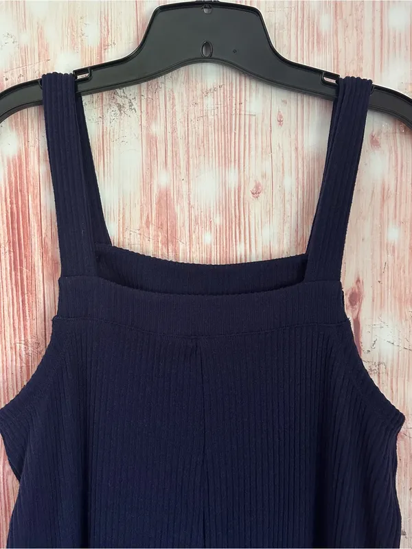 Halara Navy Blue Corduroy Overalls Jumpsuit Size XS NWT - Image 10