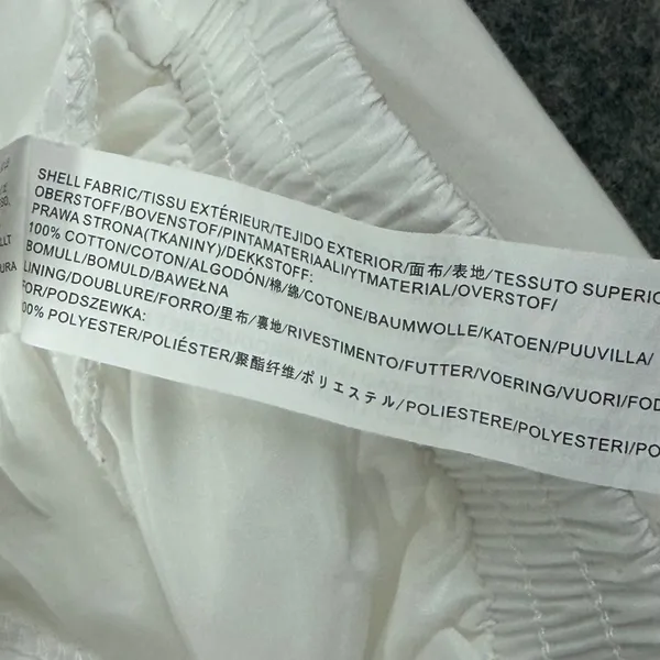 Moon River Eyelet Midi Skirt M White Cotton Floral Embroidery Feminine Boho Chic - Image 11