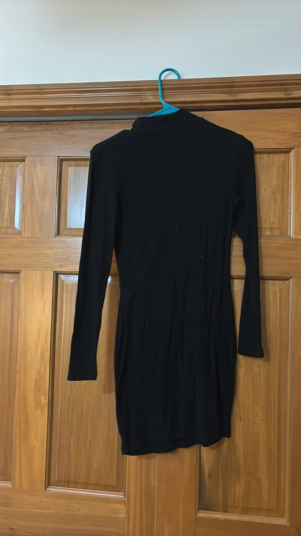 Amazon Black Turtleneck Dress - Image 3