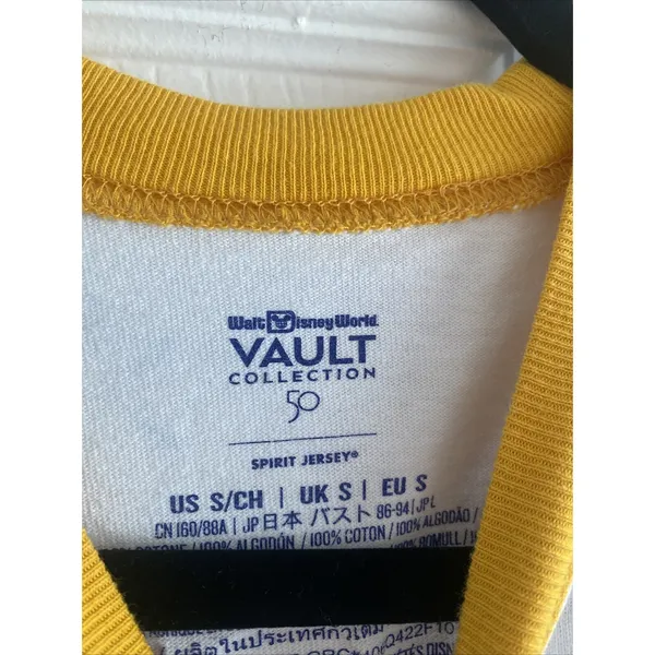Disney World Vault Spirit Jersey Womens Size S White Castle 50th Cotton Top - Image 2