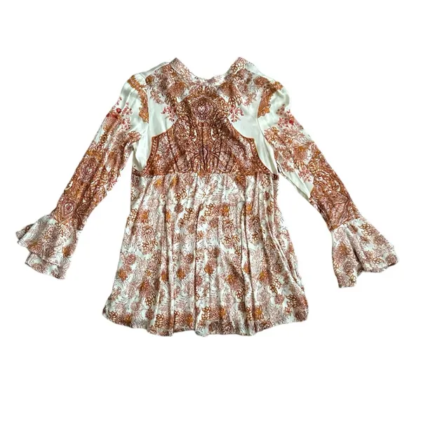 NEW Free People Lady Luck Printed Tunic Size Large - Image 3