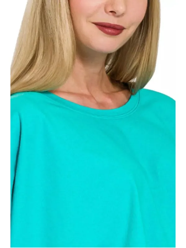 Zenana Premium Cotton Oversized Round Neck Box T-Shirt Size OS NIB - Image 4