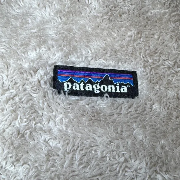 Patagonia Womens Size Large Los Gatos 1/4 Zip Fleece Pullover Ivory Sherpa - Image 8