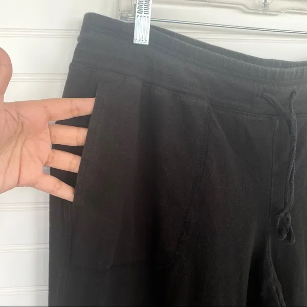 Athletic Works Sweatpants XL Black Drawstring Cotton Modal Lounge‎ Pants - Image 3