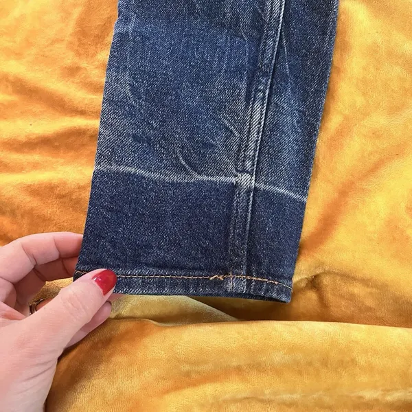 Polo Ralph Lauren Jeans Adult 26 Thompson Skinny Dark Wash Denim Women A16 Cuff - Image 5