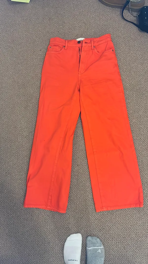 BDG women’s orange/red Straight Leg Jeans - Image 3