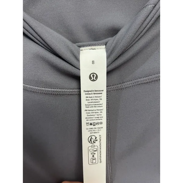 NWT Lululemon Leggings Align HR Pant 28" Solar Grey NWT Size 8 Rare Sold Out New - Image 2