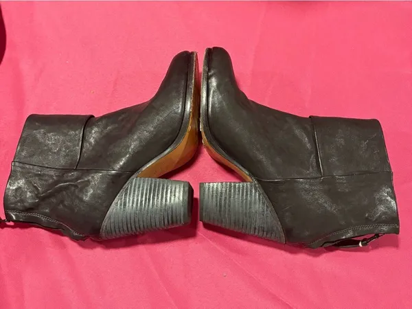rag & bone Size 6 newbury Black Leather Ankle Booties. 36 EU - Image 2