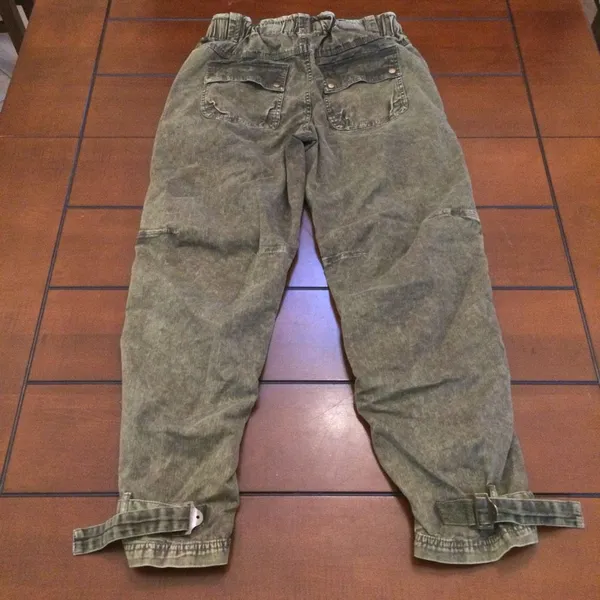 Free people can’t compare slouchy cargo army green xs - Image 6