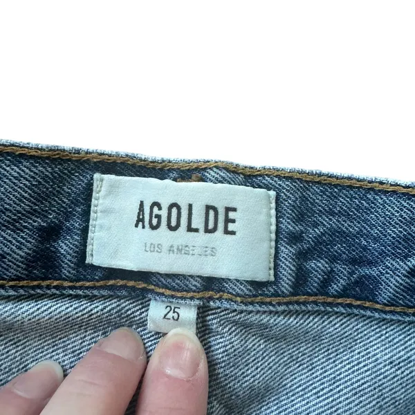 AGOLDE Lana Straight Jeans Ripped Distressed - Image 5