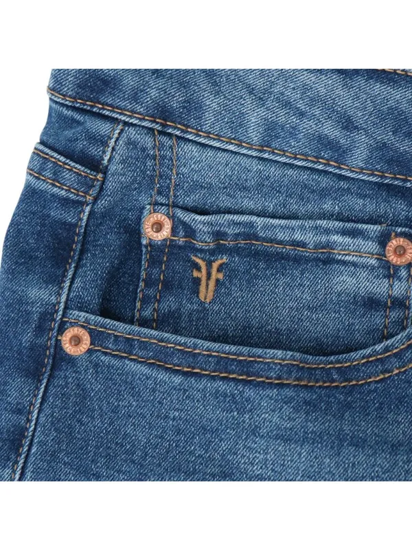 Frye Cuffed or Straight Leg High Rise Stretch Blue Jeans 10 - Image 6
