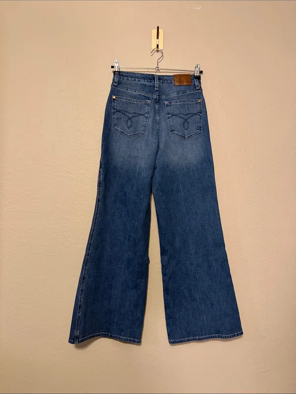 Judy Blue Retro Wide Leg Jeans Size 27 - Image 5