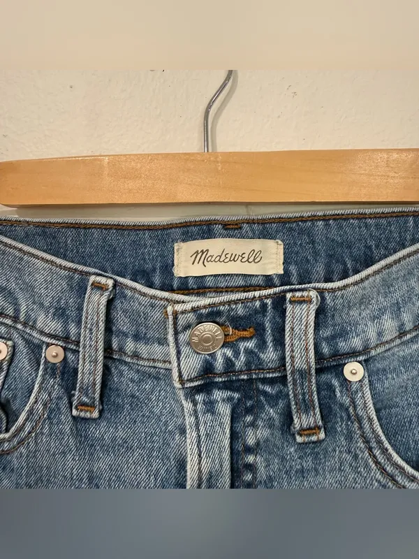 Madewell The Perfect Vintage Ripped Straight Jean 28 - Image 2