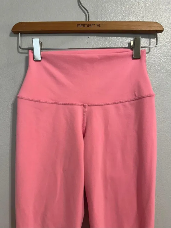 ALO Yoga High Waisted Leggings Pink Size XXS RN 87370. - Image 4