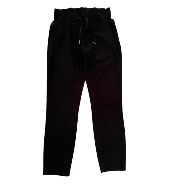 Lululemon On The Fly High Rise Athletic Casual Pant Woven 28” Black Size 2 - Image 7