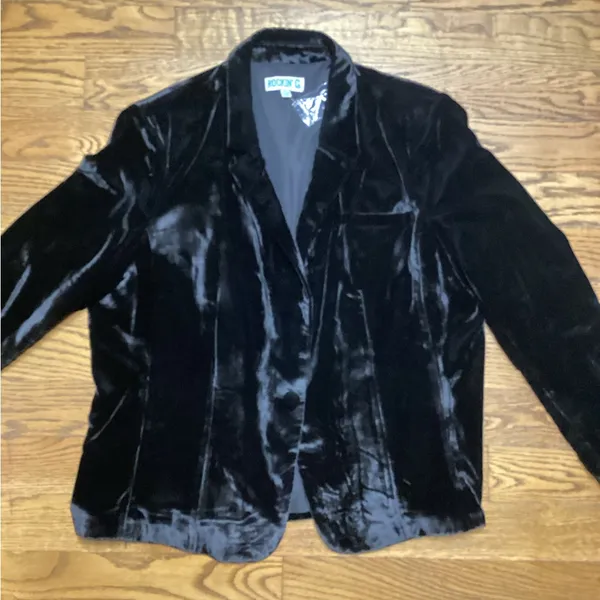 Cavender’s Rockin C Black velvet Women's Single Breasted blazer. Size XL - Image 11