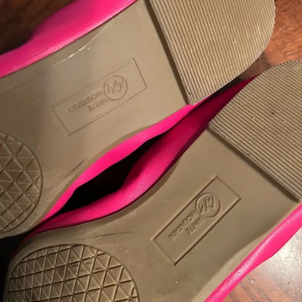 White Mountain Slip on  Pink Ballet Flats(Size 7.5M) - Image 7