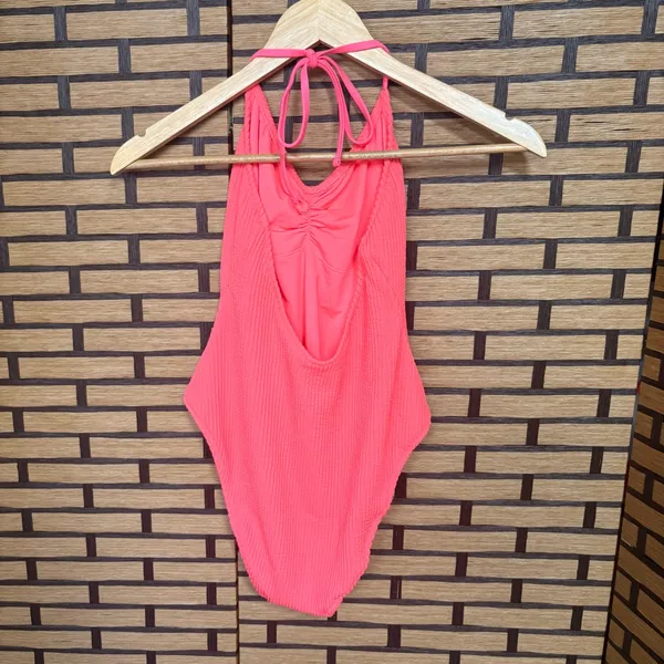 Aerie Pink One Piece Cheekiest‎ Swimsuit Size Medium - Image 2