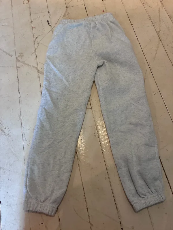 Moral Society Light Heather Grey Jogger-Style Sweatpants - Image 3