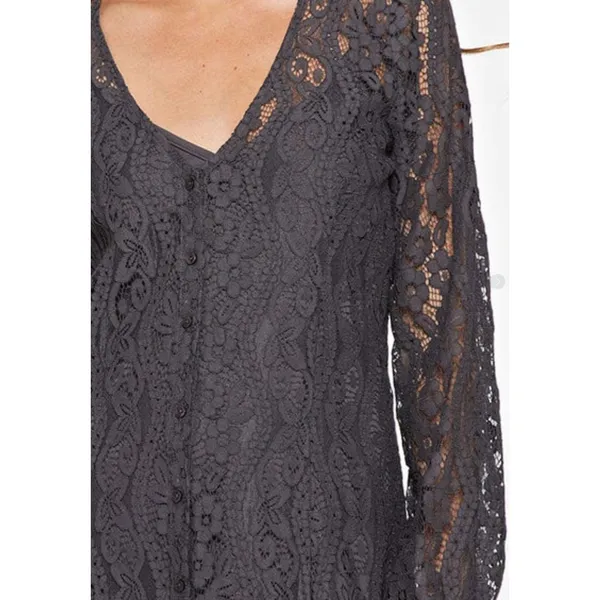 Lovestitch Black Love Letter Lace Mini Dress size Small NWT - Image 9