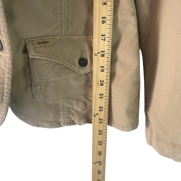 Levi's Levi Strauss Women's‎ Size Small Corduroy Tan Button Up Jacket - Image 7