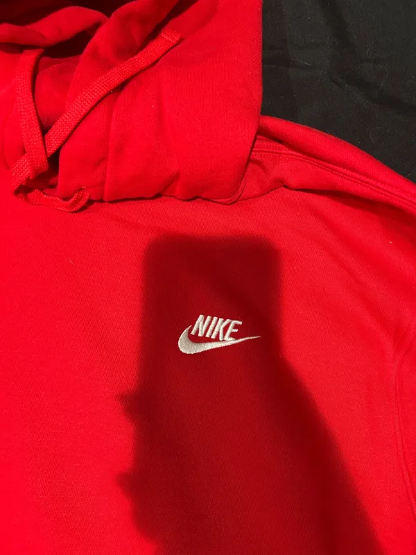 Red Nike hoodie - Image 2