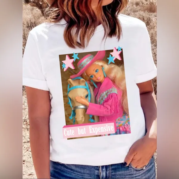 Gildan Cowgirl Barbie Western shirt Cute but Expensive size unisex XL Rodeo Nashville - Image 3