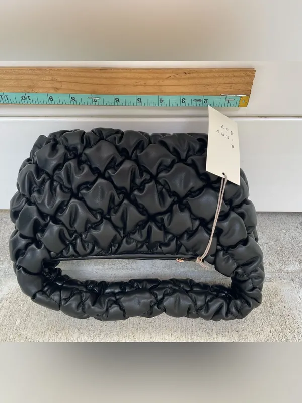 A New Day Black Quilted Bubble Handbag, New with Tags - Image 3