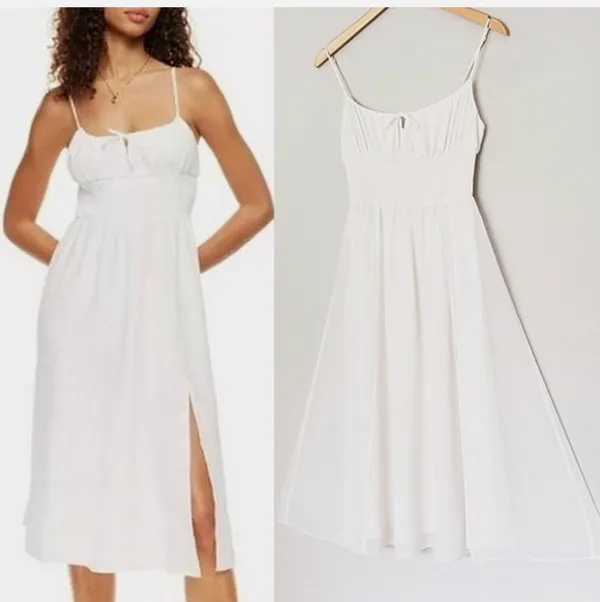 Wilfred Aritzia Dress Chiffon Tempest Midi - Image 5
