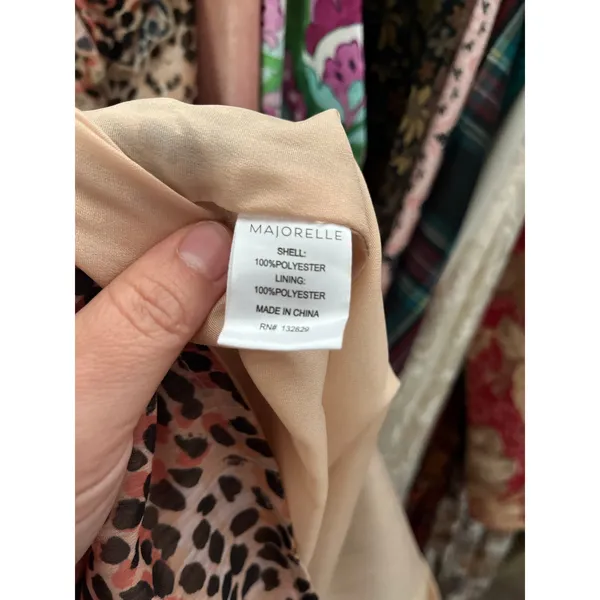 Revolve Majorelle Jasmina Leopard Print Midi Dress‎ Slip Style Party Dress Sz L - Image 9