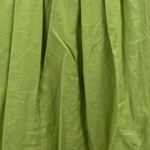 Sincerely Jules Green Linen Pleated Corset Mini Bubble Tank Flare A-Line Dress M - Image 2