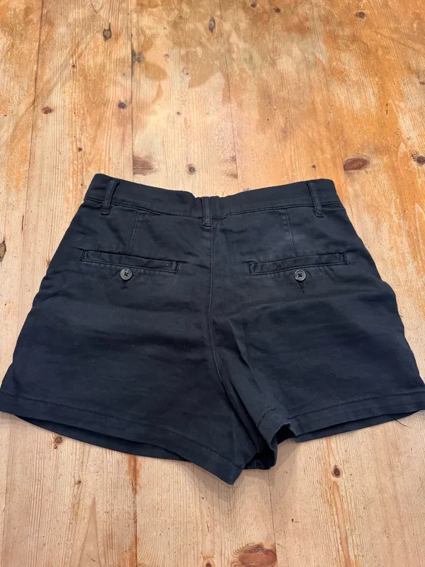 Free People Black Chino Shorts - Image 2