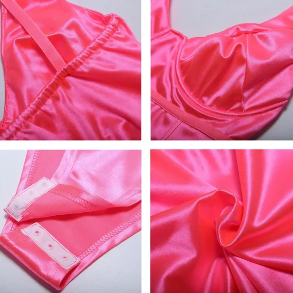 Pink Body Suit Size M - Image 2