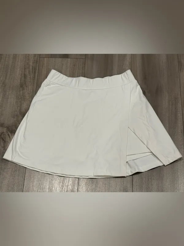 White Athletic Skort Size M Size M - Image 2