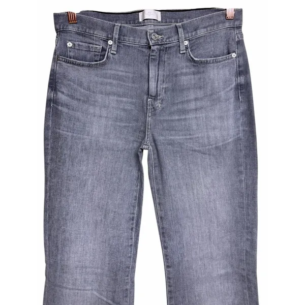 7 For All Mankind Dojo Jeans Gray‎ Women's Size 29 - Image 3