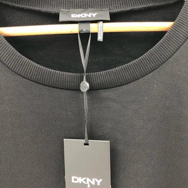 DKNY Mixed-Media Lace-Trim Sweatshi Black L‎ - Image 7