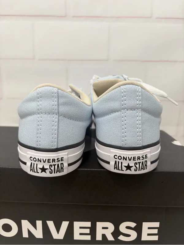 Converse Adult Street Ox Low Sneakers M7/W9 Blue Supermoon NIB - Image 4