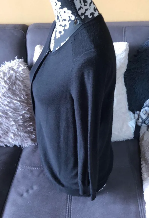 Ann Taylor LOFT Black Cardigan Size Medium - Image 2